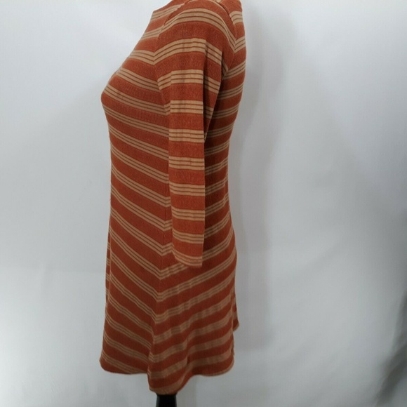 BDG striped orange and beige bodycon mini dress XS - Picture 2 of 5
